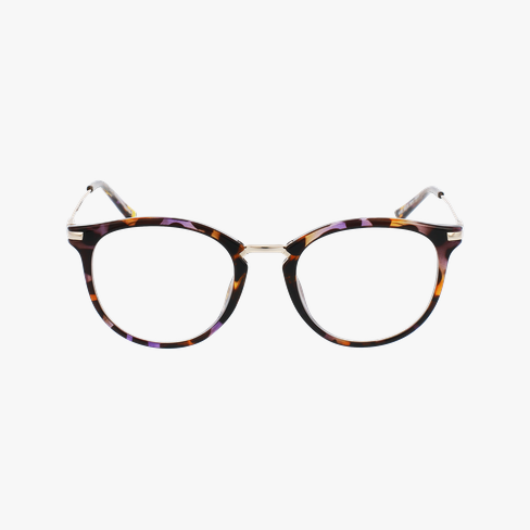 Lunettes de vue femme MAGIC NAWELL écaille/violet Vue de face