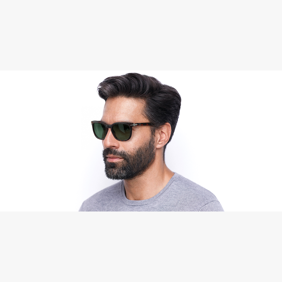 Lunettes de soleil homme 0PO3193S écaille - Vue de 3/4