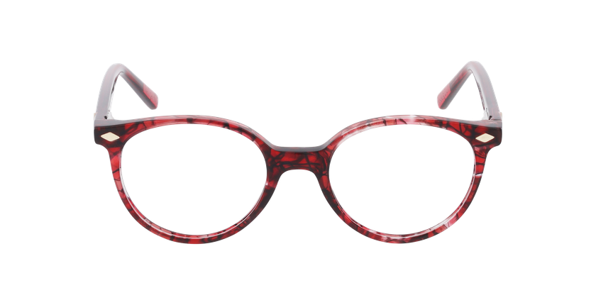 Lunettes de vue enfant 6 rouge - Vue de face