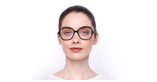 Lunettes de vue femme GU2906 écaille - Vue de face