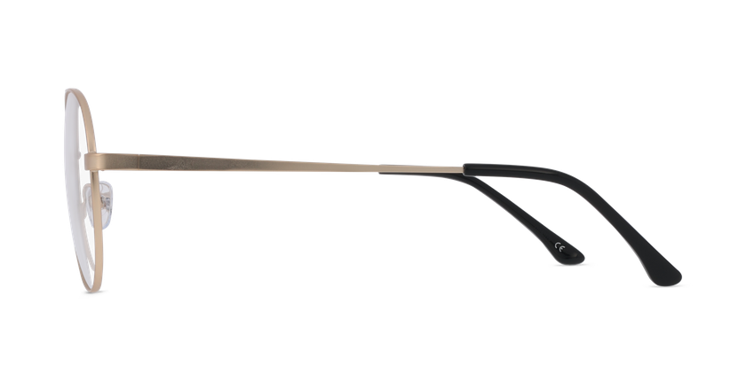 Lunettes de vue homme RZERO38 dorée - Vue de face