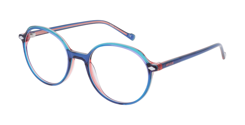 Lunettes de vue femme MAGIC278 bleu - Vue de face