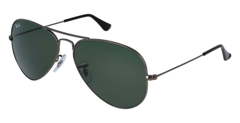 LUNETTES DE SOLEIL AVIATOR L gris - vue de 3/4