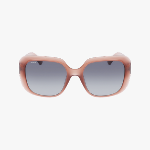 Lunettes de soleil femme VELETA rose/dorée Vue de face