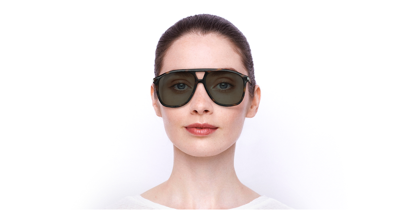 LUNETTES DE SOLEIL femme SL 596 DUNE écaille - Vue de face