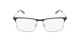 Lunettes de vue homme MAGIC LEON noir/argenté - Vue de face