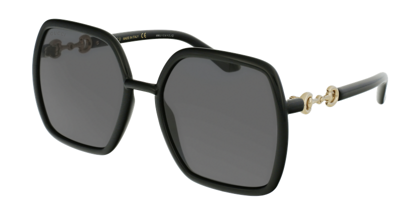 LUNETTES DE SOLEIL femme GG0890S noir - vue de 3/4