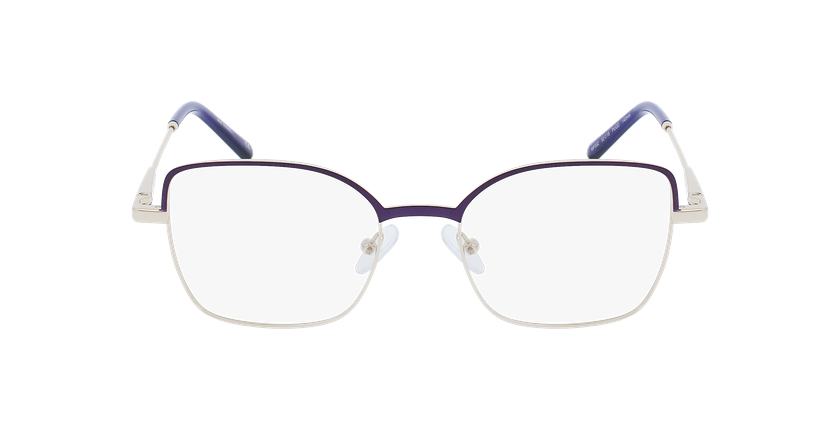 LUNETTES DE VUE femme MAGIC NAWEL violet/doré - Vue de face