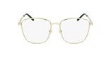 Lunettes de vue femme GG0804O dorée - Vue de face
