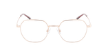 Lunettes de vue femme RZERO50 dorée - Vue de face