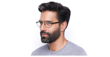 Lunettes de vue homme RZERO 31 noir - Vue de face