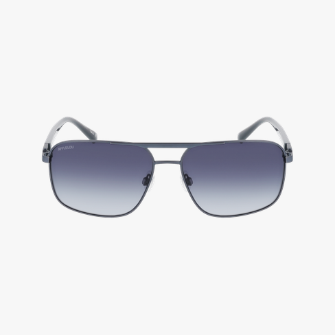 Lunettes de soleil homme DONATO bleu/bleu foncé mat Vue de face