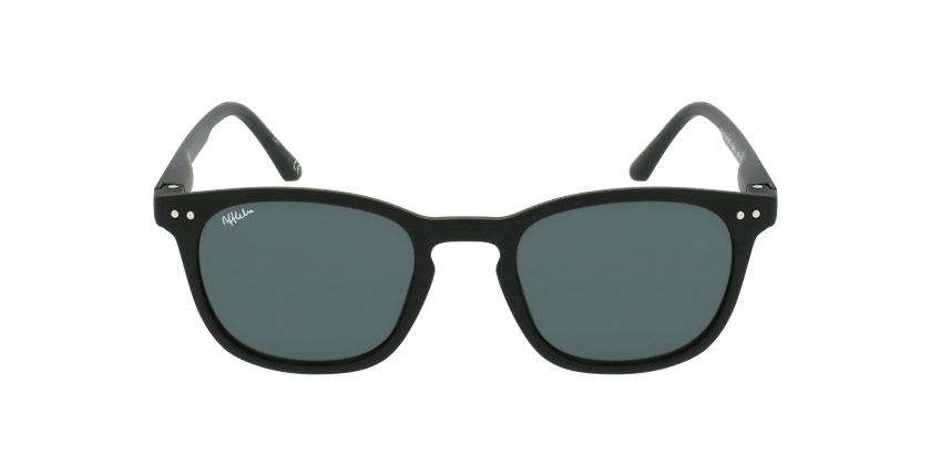 LUNETTES DE SOLEIL enfant VALME noir - Vue de face