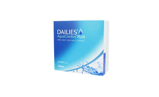 Lentilles de contact Dailies AquaComfort Plus 180L - Vue de face