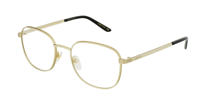 LUNETTES DE VUE femme GG0805O doré - vue de 3/4