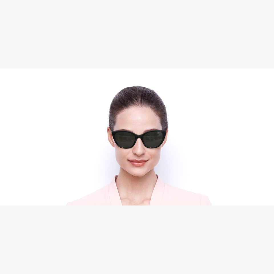 Lunettes de soleil femme SL M69 écaille - Vue de face