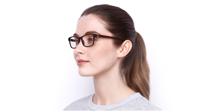 LUNETTES DE VUE femme RITA rouge - Vue de face
