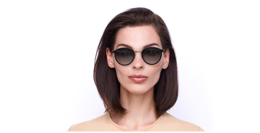 LUNETTES DE SOLEIL AVILES écaille/doré - Vue de face