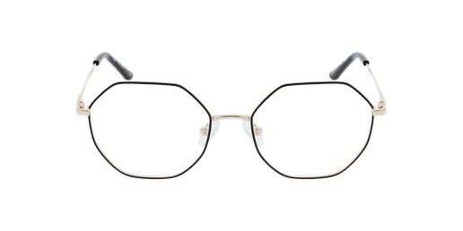 LUNETTES DE VUE femme ALANIS noir/doré Vue de face