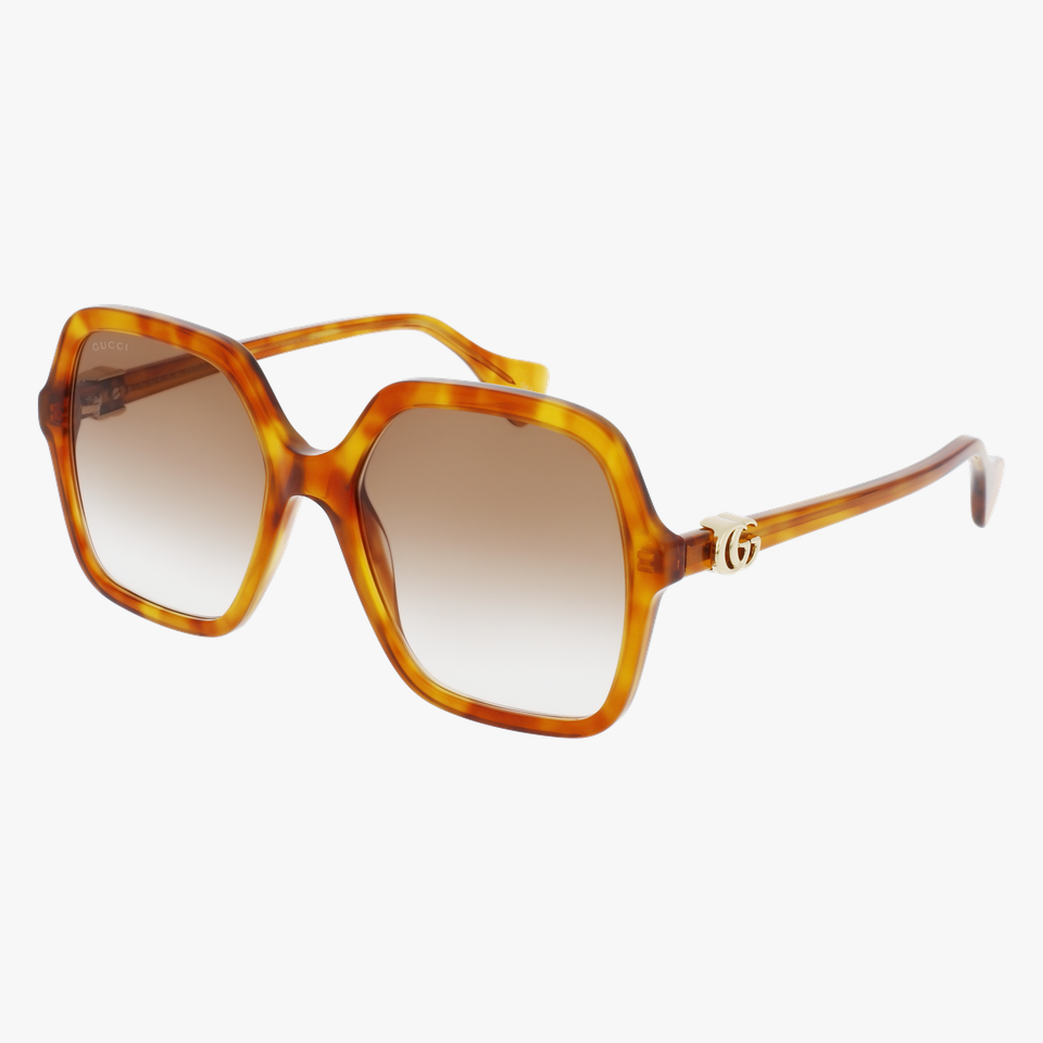 Lunettes de soleil femme GG1072S écaille - Vue de face