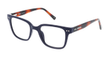 Lunettes de vue enfant LENI bleu/écaille - Vue de face
