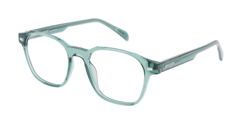 Lunettes de vue homme FANTIN vert - Vue de face