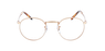 LUNETTES DE VUE NEW ROUND doré