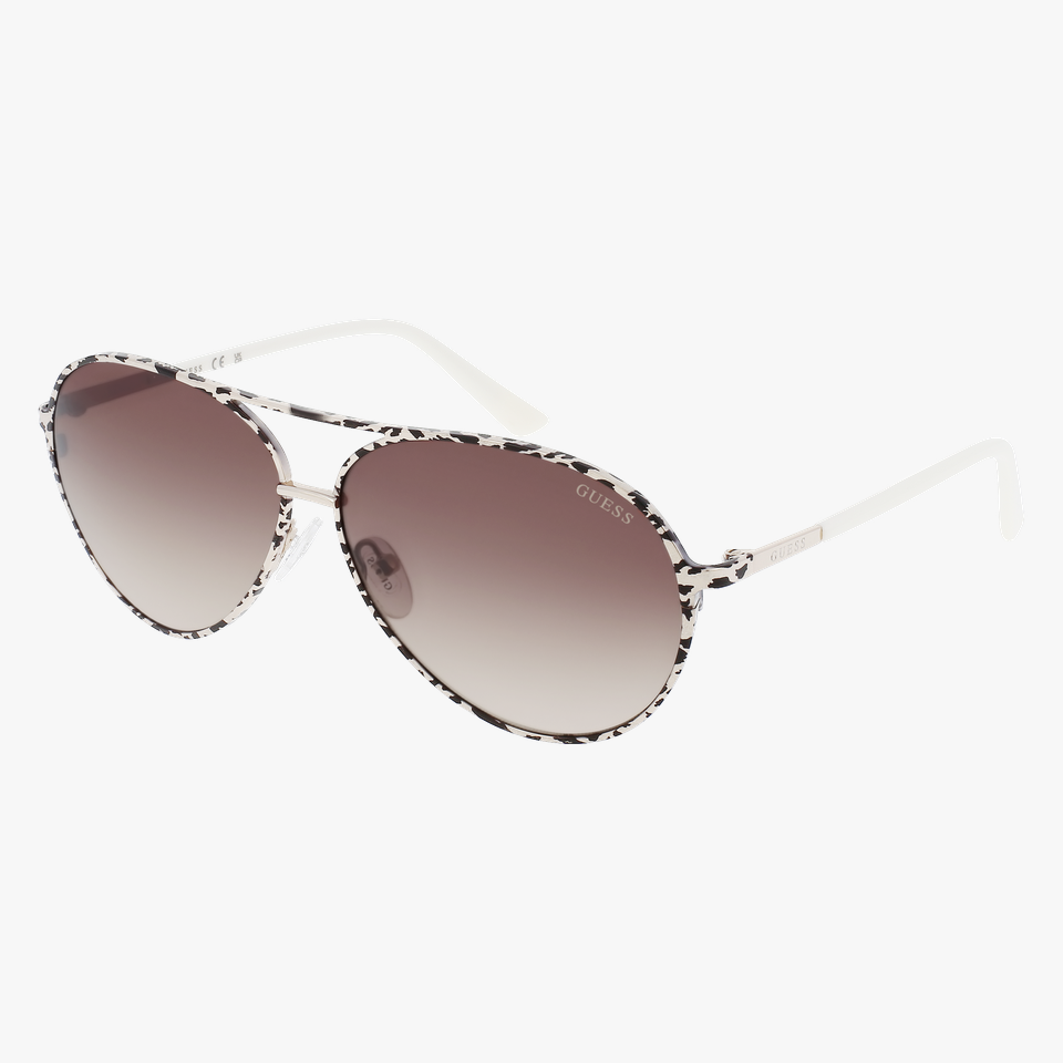 Lunettes de soleil femme GU7847 dorée - Vue de face