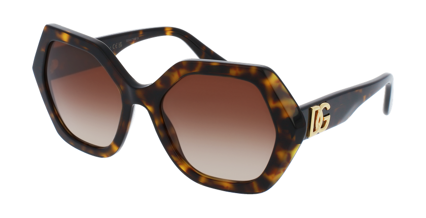 LUNETTES DE SOLEIL femme 0DG4406 écaille - Vue de face