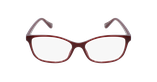 Lunettes de vue femme RZERO4 rouge - Vue de face