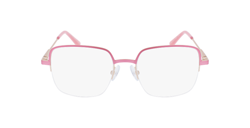 Lunettes de vue femme MAGIC MALORY rose/dorée - Vue de face