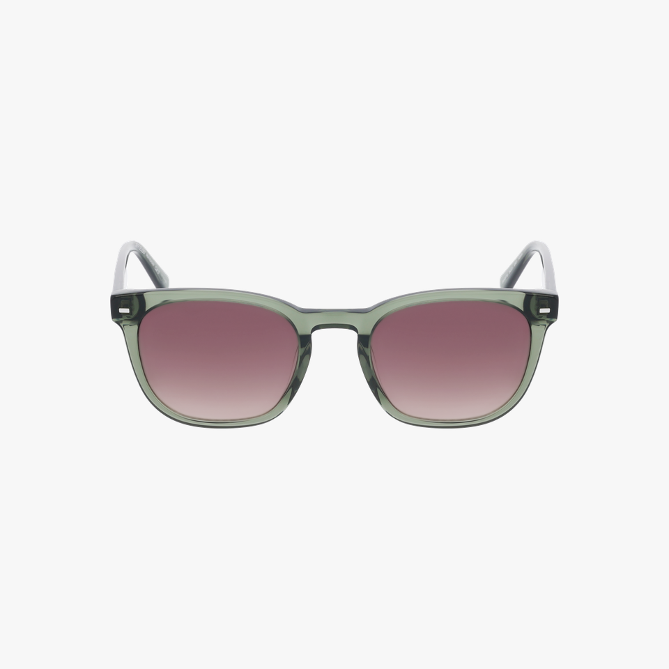 Lunettes de soleil homme KERIAN vert - Vue de face