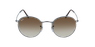 LUNETTES DE SOLEIL homme ROUND METAL 0RB3447N gris