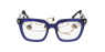 Lunettes de vue femme CARACTÈRES REVEUSE bleu