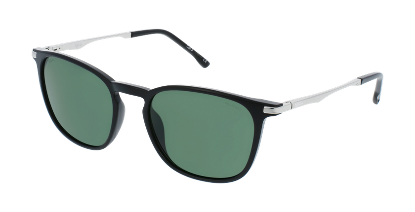 LUNETTES DE SOLEIL homme TRENT noir/argenté - Vue de face