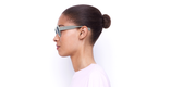 LUNETTES DE SOLEIL femme JOSEFA blanc - Vue de face