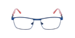 LUNETTES DE VUE enfant ALBAN bleu - Vue de face