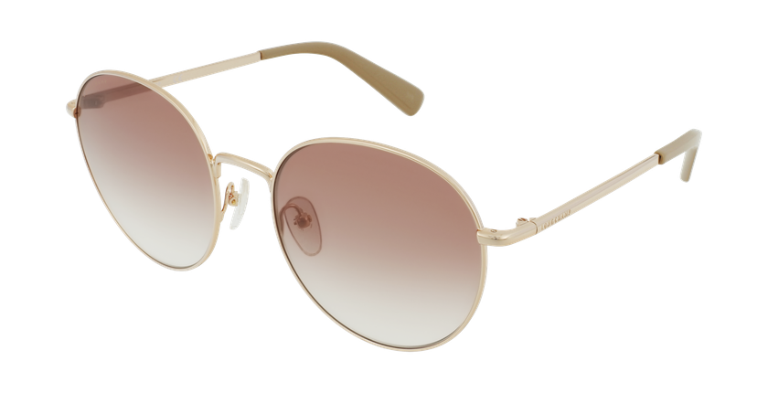 LUNETTES DE SOLEIL femme LO101S doré - vue de 3/4