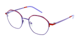 Lunettes de vue femme MAGIC 152 violet/rose - Vue de face