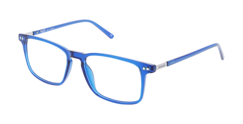 Lunettes de vue homme CARMIN bleu - Vue de face