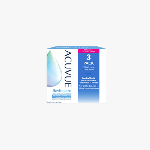 Acuvue Revitalens 3 x 360 ml - Vue de face