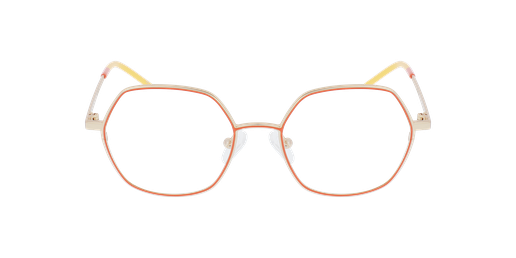 LUNETTES DE VUE femme MAGIC 153 orange/corail mat Vue de face