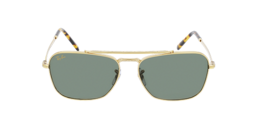 LUNETTES DE SOLEIL NEW CARAVAN doréVue de face
