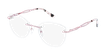 LUNETTES DE VUE femme IDEALE-32 rose - Vue de face