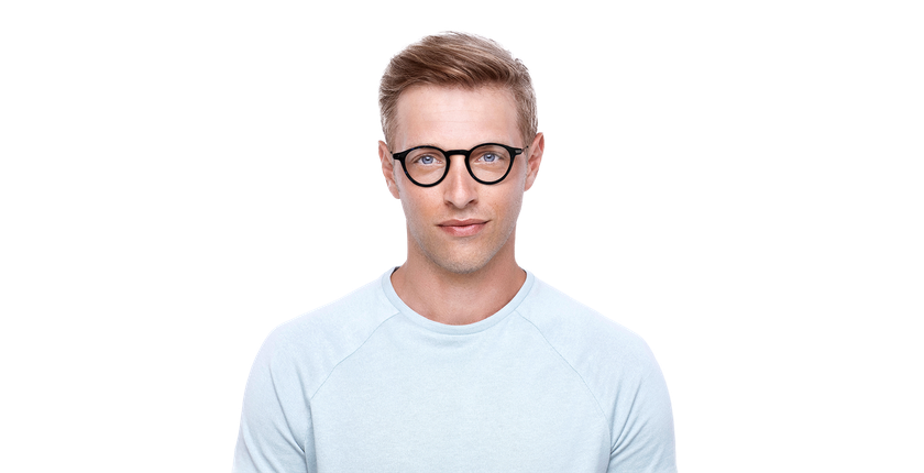 Lunettes de vue homme MAGIC264 écaille bleu/bleu - Vue de face