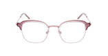 Lunettes de vue femme MAGIC 200 rose/dorée - Vue de face