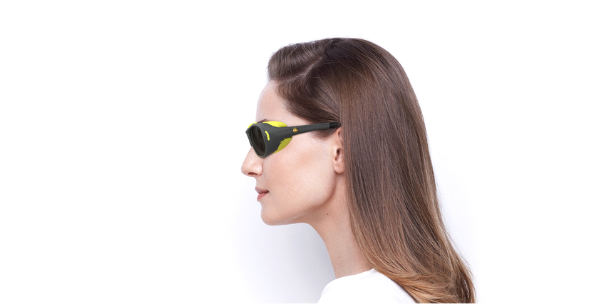 LUNETTES DE SOLEIL Landmark gris - Vue de côté