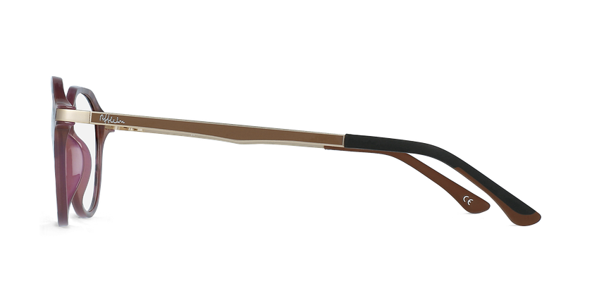 LUNETTES DE VUE femme MAGIC 39 écaille/rose - Vue de côté