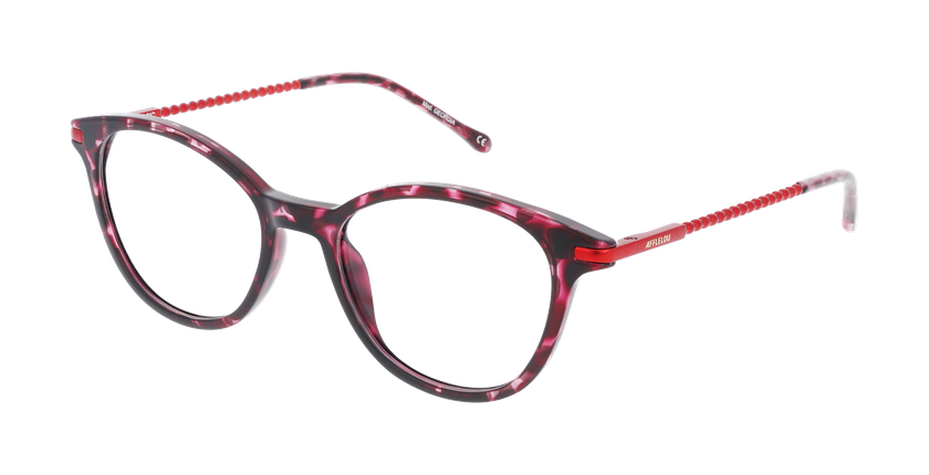Lunettes de vue femme GEORGIA écaille/rose - Vue de face