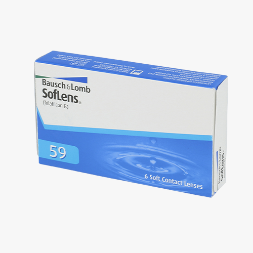 Lentilles de contact SofLens 59 6L - Vue de face